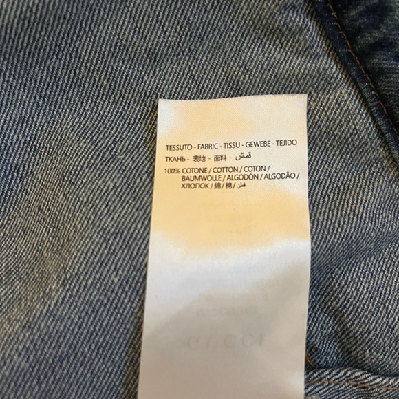 Gucci Women's Denim Jacket Tiger Print - Picture 6 of 13